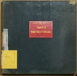 Livro de registro de Imposto sobre Indústrias e Profissões