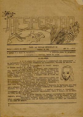 Jornal Despertar - Março e Abril 1949