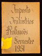 Livro de registro de Imposto sobre Indústrias e Profissões