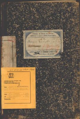 Livro de registro de leis municipais - Conselho Municipal