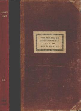 Livro de Decretos-Lei Municipais