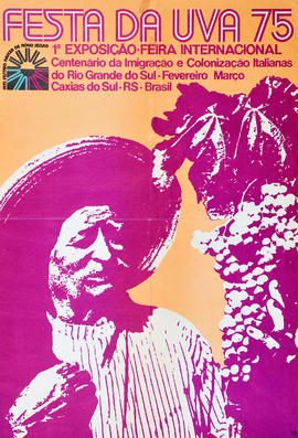 Cartaz da Festa da Uva 1975