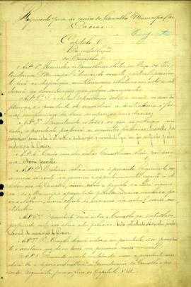 Regimento Interno - Conselho Municipal