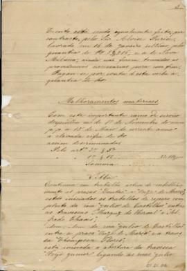 Relatório apresentado pelo Intendente Municipal ao Conselho Municipal de Caxias - 1906-1907 m