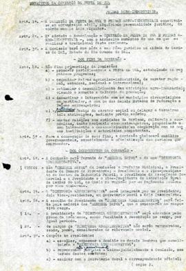 Estatutos da Comissão da Festa da Uva e Feiras Agroindustriais