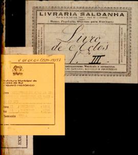 Livro de registro de atos da Prefeitura Municipal