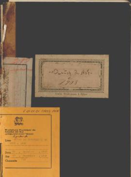 Livro de registro de atos do Intendente Municipal