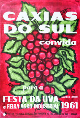 Cartaz da Festa da Uva 1961