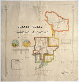 Planta Geral do Município de Caxias - Divisão territorial