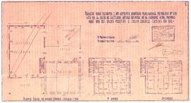 Projeto de reforma e aumento adaptado para garagem do antigo Hospital Carbone - Arquivo Histórico Municipal João Spadari Adami