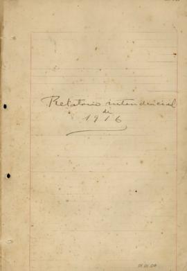 Relatório apresentado pelo Intendente Municipal ao Conselho Municipal de Caxias - 1915-1916 m