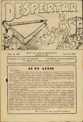 Jornal Despertar - Abril 1953