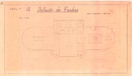 Projeto arquitetônico para o Pavilhão de Exposições da Festa da Uva [1950]
