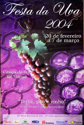 Cartaz da Festa da Uva 2004