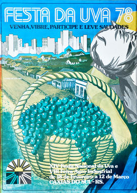 Cartaz da Festa da Uva 1978