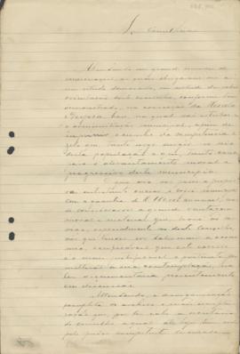 Propostas apresentadas ao Conselho Municipal