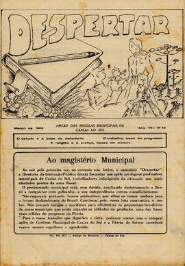 Jornal Despertar - Março 1953