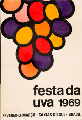 Cartaz da Festa da Uva 1969