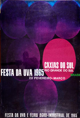 Cartaz da Festa da Uva 1965
