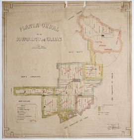 Planta Geral do Município de Caxias - Divisão territorial