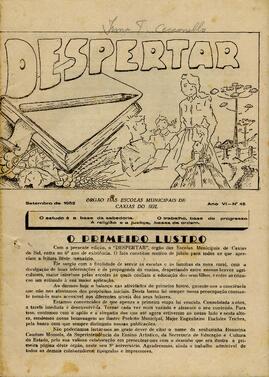 Jornal Despertar - Setembro 1952