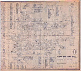 Planta do perímetro urbano de Caxias do Sul