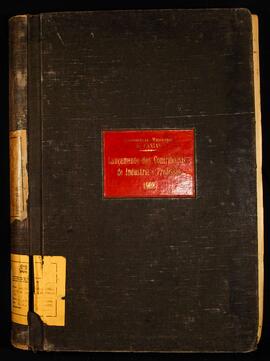 Livro de registro de Imposto sobre Indústrias e Profissões