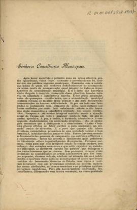 Relatório apresentado pelo Intendente Municipal ao Conselho Municipal de Caxias - 1912-1913
