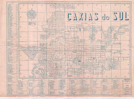 Planta da cidade de Caxias do Sul