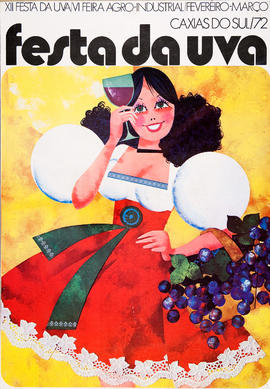 Cartaz da Festa da Uva 1972