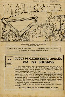 Jornal Despertar - Agosto 1954