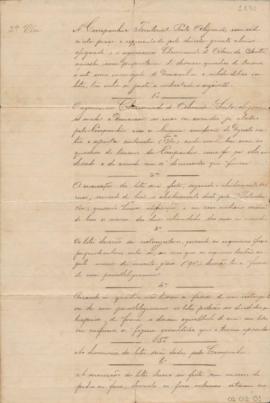 Correspondência recebida pela Prefeitura da Câmara Municipal