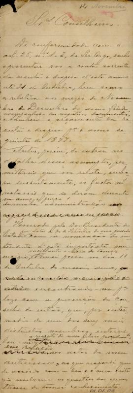 Relatório apresentado pelo Intendente Municipal ao Conselho Municipal de Caxias - 1896
