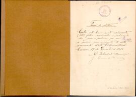 Livro de registro de atos do Intendente Municipal