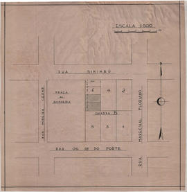 Projeto situação Praça da Bandeira