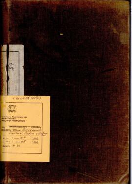 Livro de registro do recenseamento territorial, predial e profissional da zona rural do município de Caxias