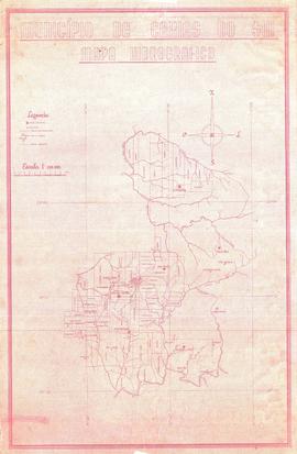 Mapa hidrográfico do Município de Caxias do Sul