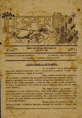 Jornal Despertar - Julho e Agosto 1948