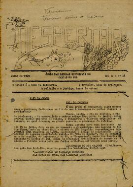 Jornal Despertar - Julho 1949