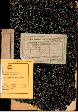 Livro de registro de correspondência expedida