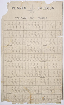 Planta da Oitava Légua da Colônia Caxias